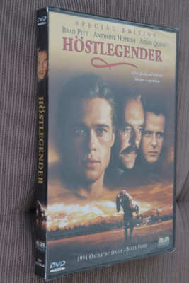 DVD Intohimon tuulet ( 1994 Brad Pitt Anthony Hopkins uusi )