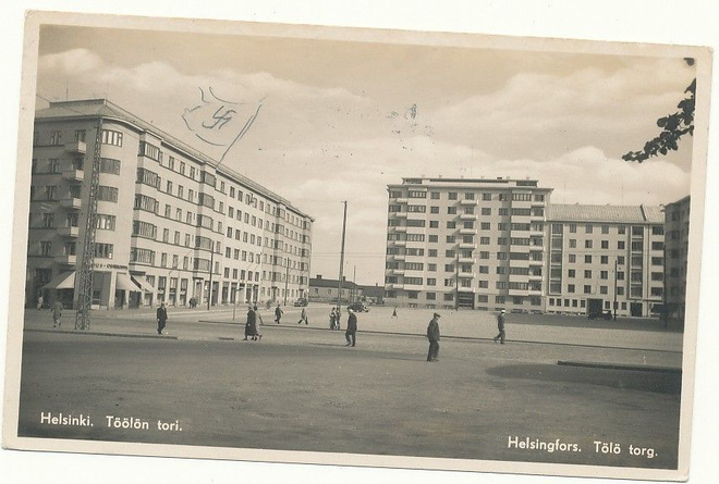 HELSINKI, TÖÖLÖN TORI - sotaleimat