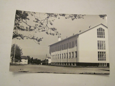 VANHA Postikortti Kiuruvesi 1950-l Alkup.Mallikappale
