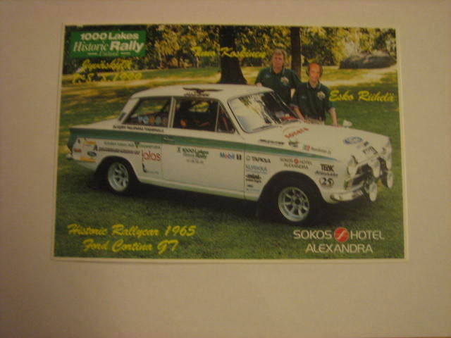 Ford rallikortti 1 B: Ford Cortina GT / Timo Koskinen