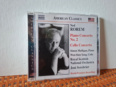 Ned Rorem:Piano Concerto No.2,Cello Concerto-Mulligan,YangCD