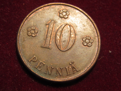 10 penniä 1926