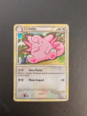Pokemon Clefable 3/123 holo