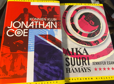 Jonathan Coe: Konnien klubi Jennifer Egan: Aika suuri hämäys