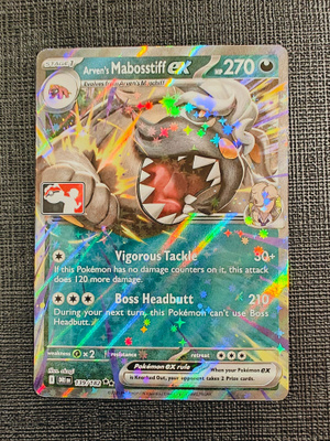 Arven's Mabossfitt ex - Prize Pack Series 7 Ultra Rare