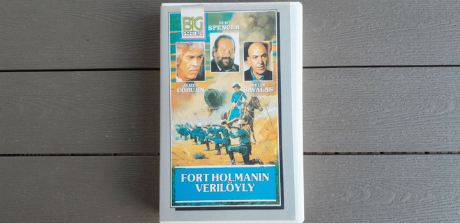 VHS: Fort Holmanin Verilöyly (James Coburn, Bud Spencer 1972