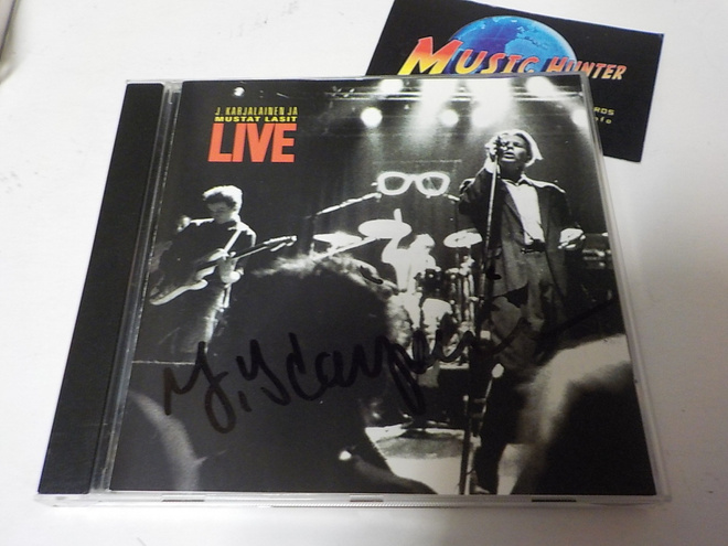 J. KARJALAINEN JA MUSTAT LASIT LIVE CD NIMMARILLA