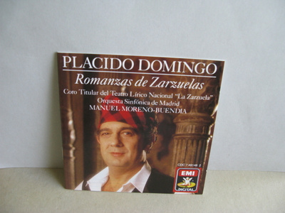 Placido Domingo:Romanzas de Zarzuelas cd