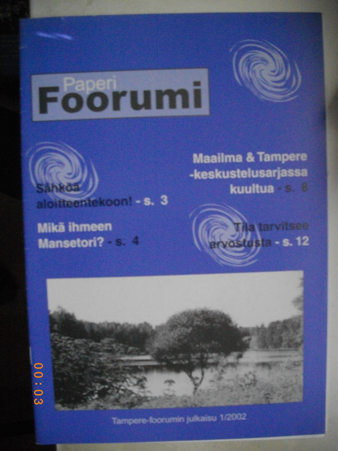 Paperifoorumi - Tampere-forumin julkaisu !/2002