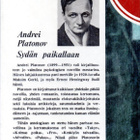 Andrei Platonov : Sydän paikallaan - Raduga 1985 - pikkukuva 2