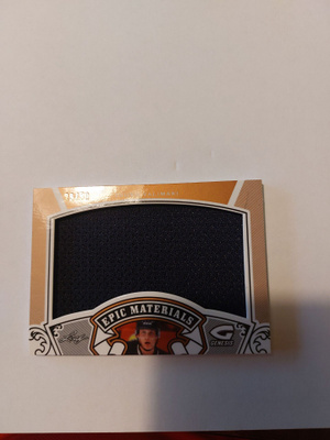2015-16 Leaf Genesis Epic Materials  Juuso Välimäki /50