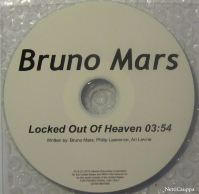 Bruno Mars • Locked Out Of Heaven PROMO CDr-Single