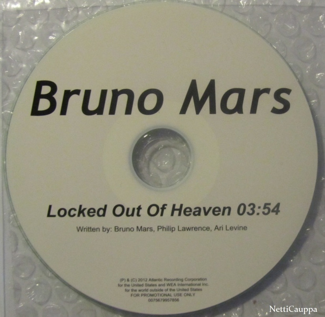 Bruno Mars • Locked Out Of Heaven PROMO CDr-Single