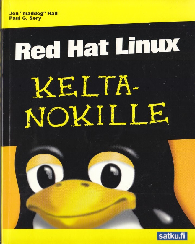 Red Hat Linux keltanokille (satku.fi 2000)