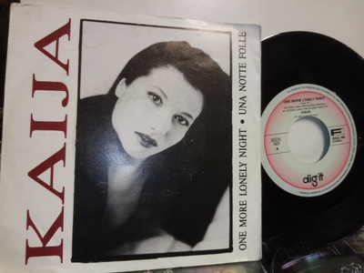 7" single : KAIJA :  ONE MORE LONELY NIGHT ( SIS POSTIKULU)