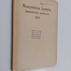 Arvosteleva luettelo suomenkielistä kirjallisuutta 1917 - pikkukuva 1