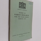 Report on Forest Research for the Year Ending March, 1950 - pikkukuva 1