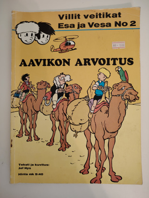 ESA JA VESA nro. 2 Aavikon arvoitus