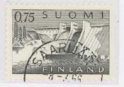 M63 1963 75p Pyhäkoski loisto SAARIJÄRVI-66