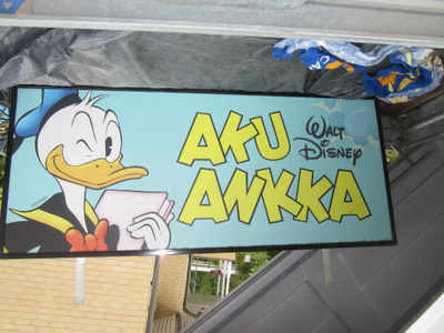 VANHA AKU ANKKA VALOMAINOS - iso koko GRANO KUOPIO