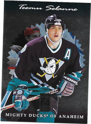 1996-97 Donruss Elite #59 Teemu Selänne Anaheim Mighty Ducks