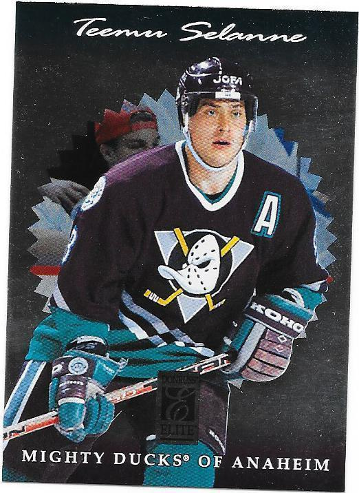 1996-97 Donruss Elite #59 Teemu Selänne Anaheim Mighty Ducks