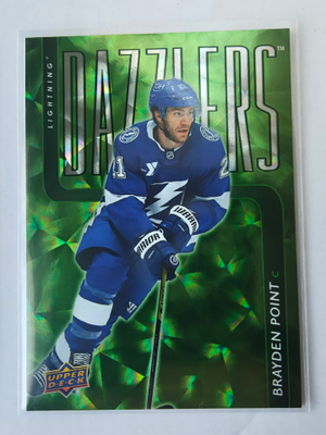Brayden Point 2025-26 UD Extended Dazzlers Green