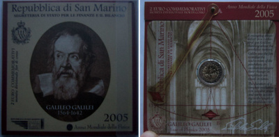 San Marino "Galileo Galilei" Erikois 2e vuodelta 2005