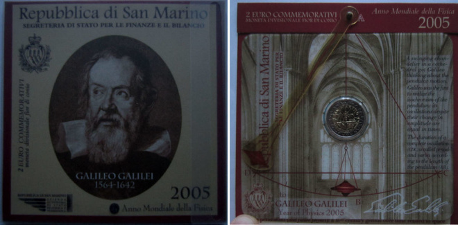 San Marino "Galileo Galilei" Erikois 2e vuodelta 2005