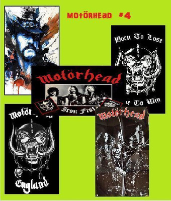 MOTORHEAD --- julistesetti 5kpl --- 21cm x 30cm #4