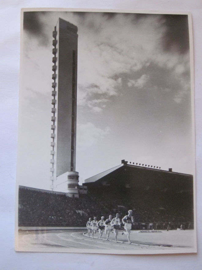 VANHA Postikortti Alkup.Mallikappale Helsinki 1952 Stadion