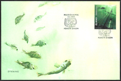 FDC Åland 2009  Sukellus   LaPe ÅL 308