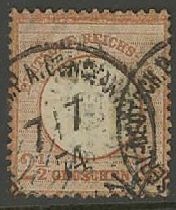 Saksan posti Turkissa Mi V21a o