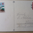 Tonttu hangessa + runo, p. 1951, rivil. Varvi + Tubi-jm - pikkukuva 2
