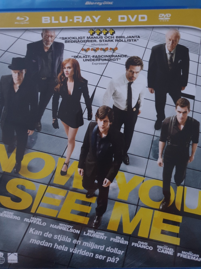 NOW YOU SEE ME - SUURI PUHALLUS BLU-RAY + DVD