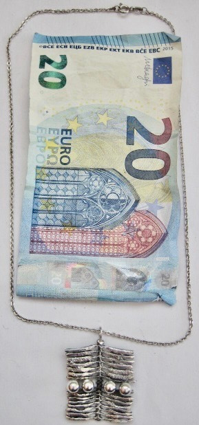 VANHA Kaulakoru Riipus Hopeaa Design Salovaara UPEA