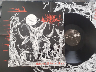BLACK WITCHERY Upheaval Of Satanic Might LP