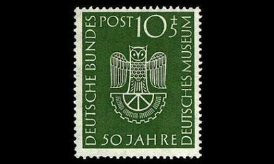 Saksa 163 ** Münchenin museo 75v (1953)