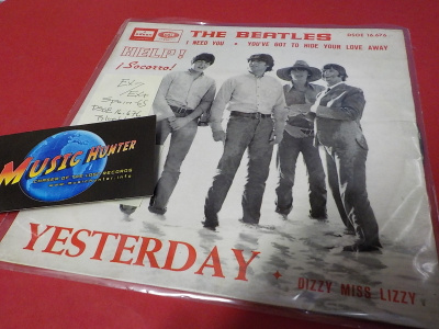 THE BEATLES - YESTERDAY EX-/EX+ 7'' EP
