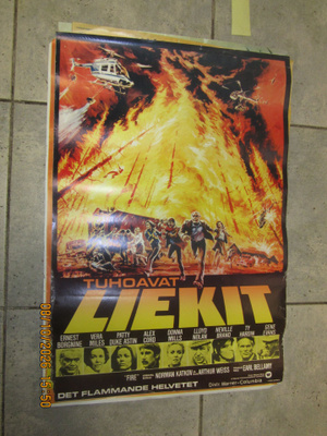 Tuhoavat liekit elokuvajuliste 1977 Katastrofi - Lito-Print