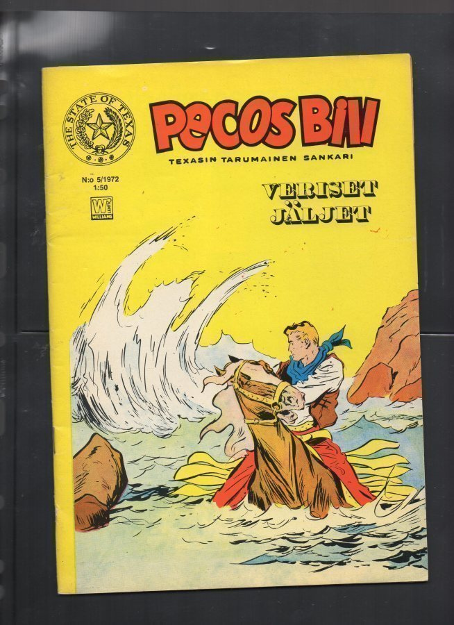 PECOS BILL n:o 5 1972  Veriset jäljet