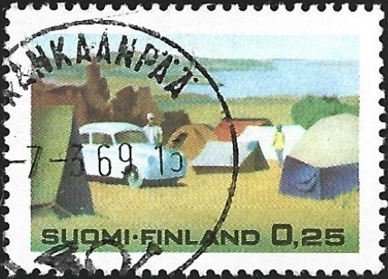 1968 Kesämatkailu leimattu LaPe 647