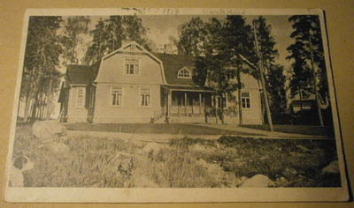 Varkaus, Väinölä 1917, vanha mv pk, p. 1917 + sensuuril.