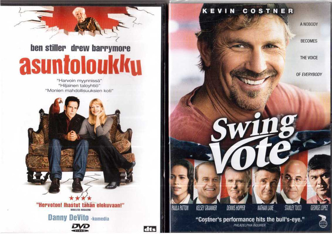 2 KPL DVD ELOKUVIA