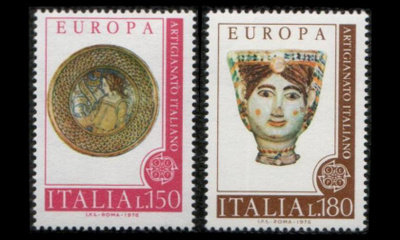 Italia 1530-1 ** Europa taidekäsityöt (1976)