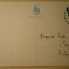 Joulukukka-asetelma ja kynttilä, vanha joulupk, p. 1941 - pikkukuva 2