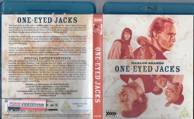 One Eyed Jacks	(83 142)	k	-GB-	BLUR+DVD		(2)	marlon brando	1