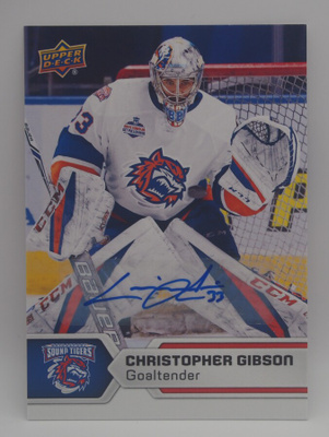 2017-18 AHL Autographs Christopher Gibson