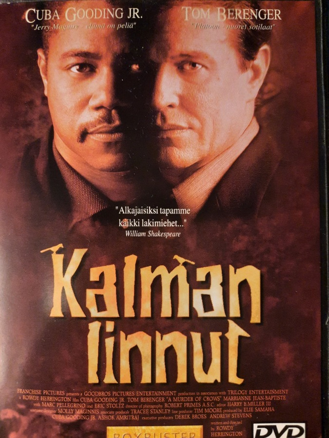 KALMAN LINNUT DVD (Tom Berenger,  Cuba Gooding Jr.