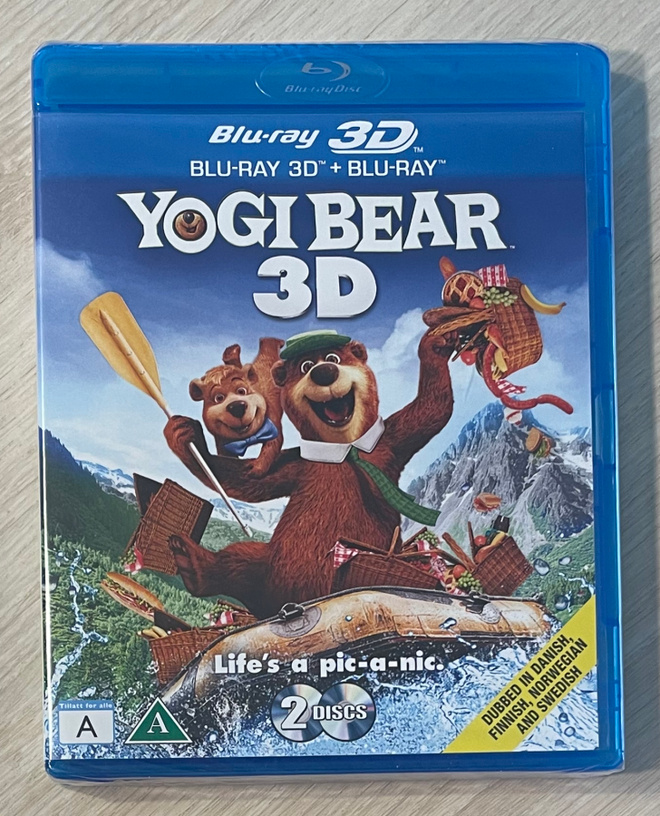 Yogi-karhu (2010) Blu-ray 3D + Blu-ray (UUSI)